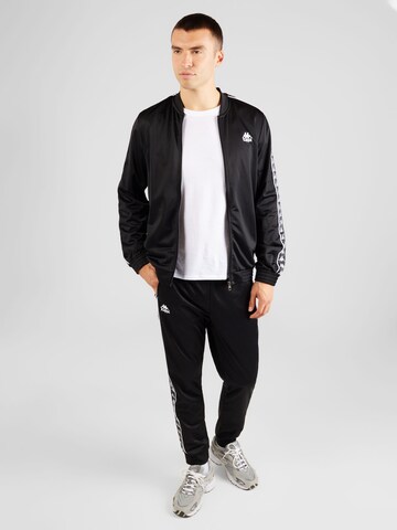 KAPPA Sportsdragt 'Tracksuit' i sort