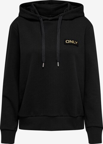 ONLY Sweatshirt 'NORA' in Schwarz: predná strana