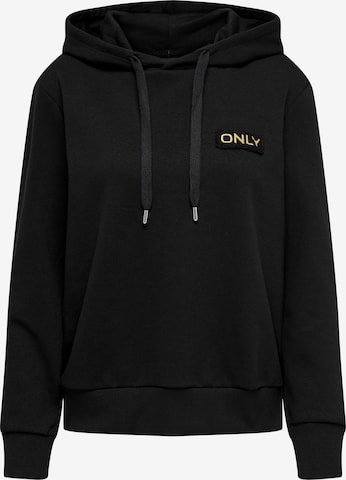 ONLY Sweatshirt 'NORA' in Black: front