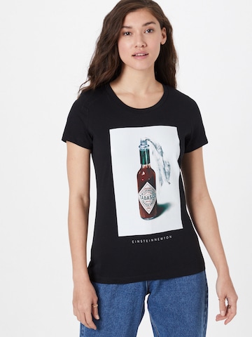 EINSTEIN & NEWTON Shirt 'Sauce' in Zwart: voorkant