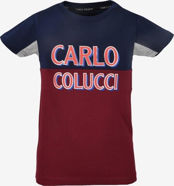 Carlo Colucci T-Shirt ' Camarra ' in Rot: predná strana