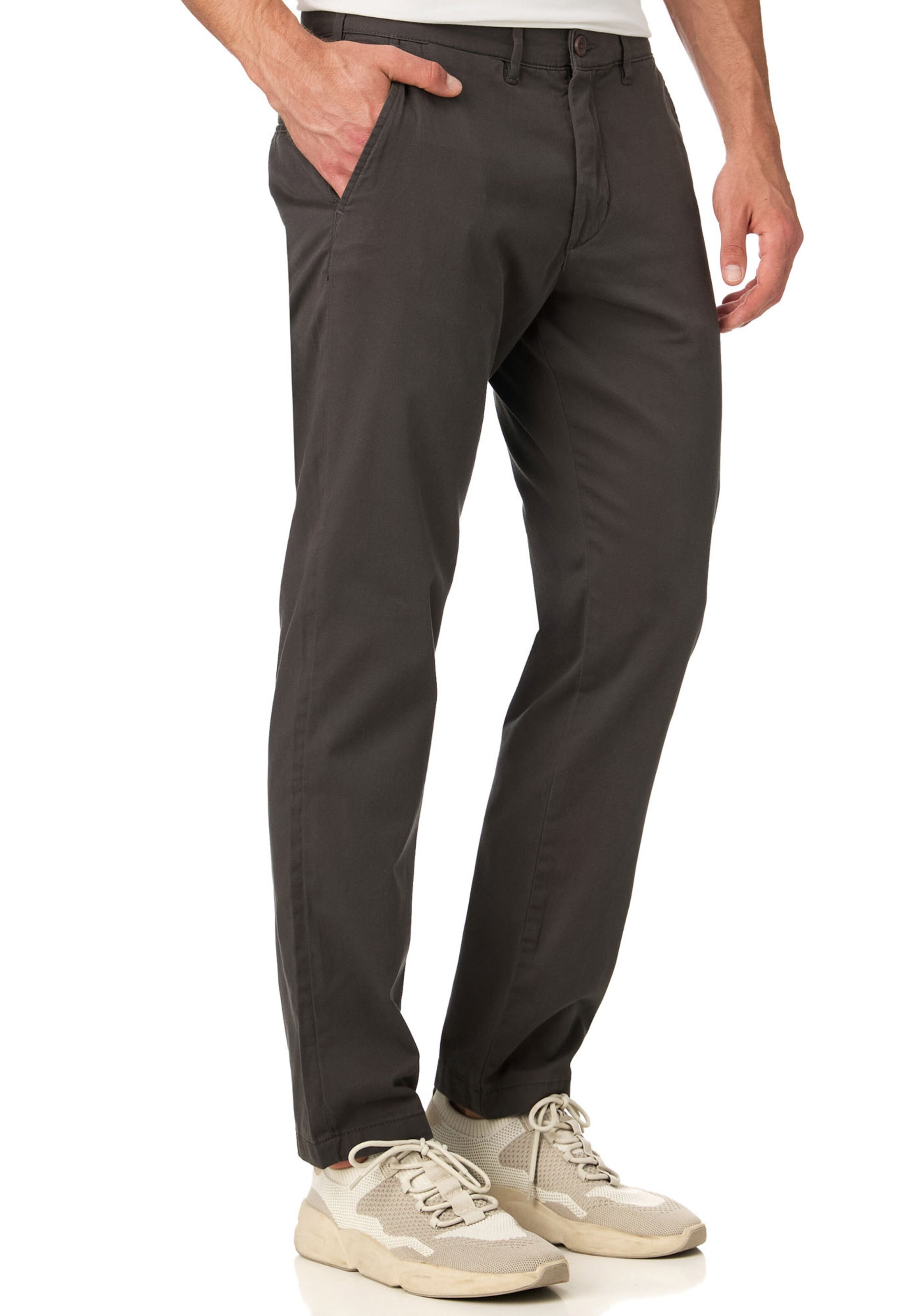 INDICODE JEANS Regular Chino Pants in Brown