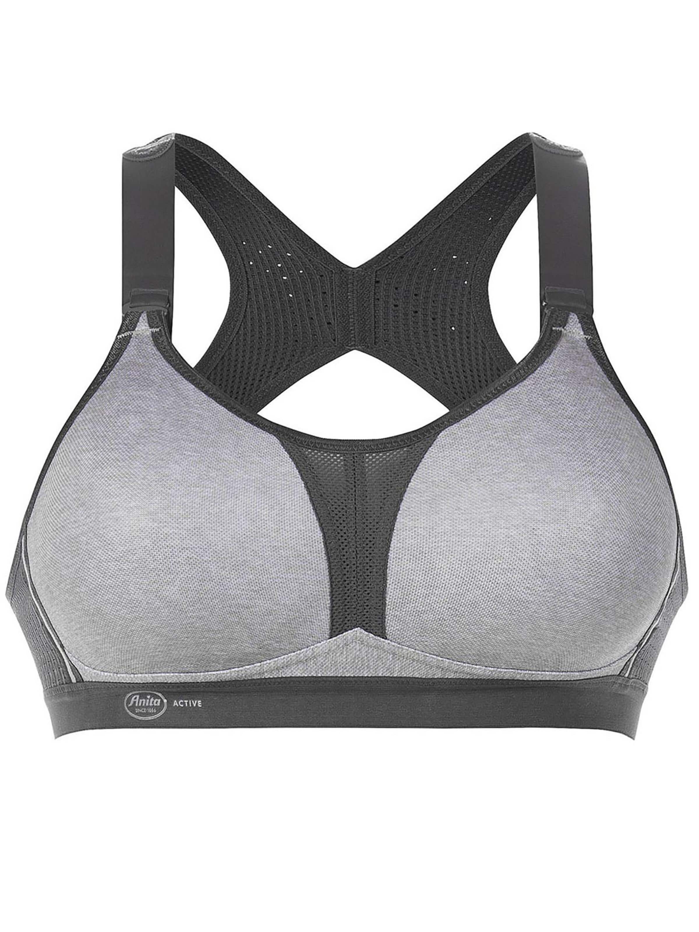 ANITA Bustier BH 'Dynamix Star'‌‌‌‌‌‌‌ in Grau: Vorderseite