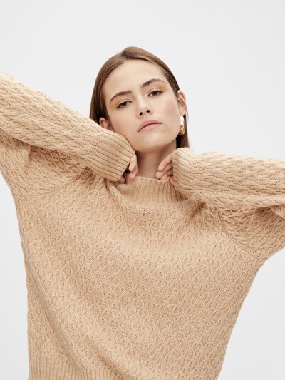Y.A.S Pullover 'Briva' in sand, Produktansicht
