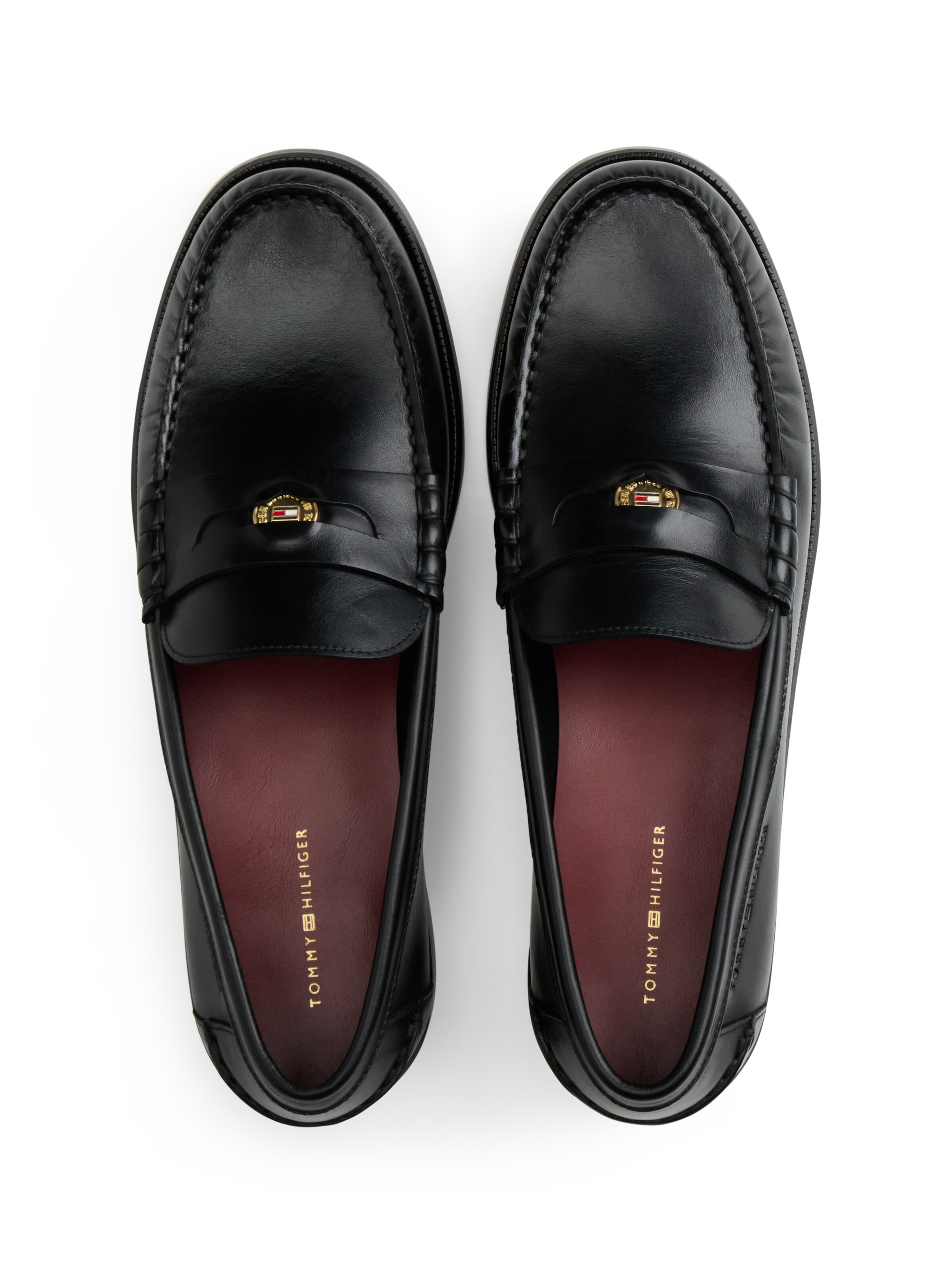TOMMY HILFIGER Slipper in Schwarz