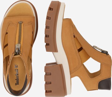 TIMBERLAND Sandale 'Gladiator' in Braun