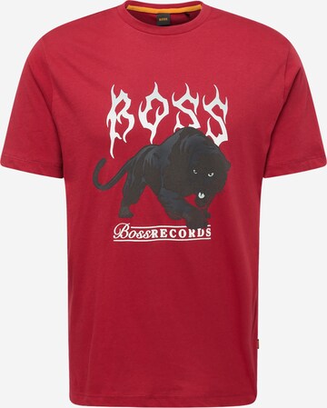 T-Shirt 'Pantera' BOSS en rouge : devant