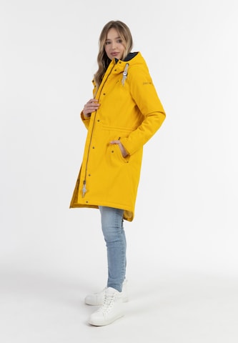 Manteau fonctionnel Schmuddelwedda en jaune