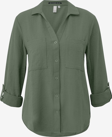Chemisier QS en vert : devant