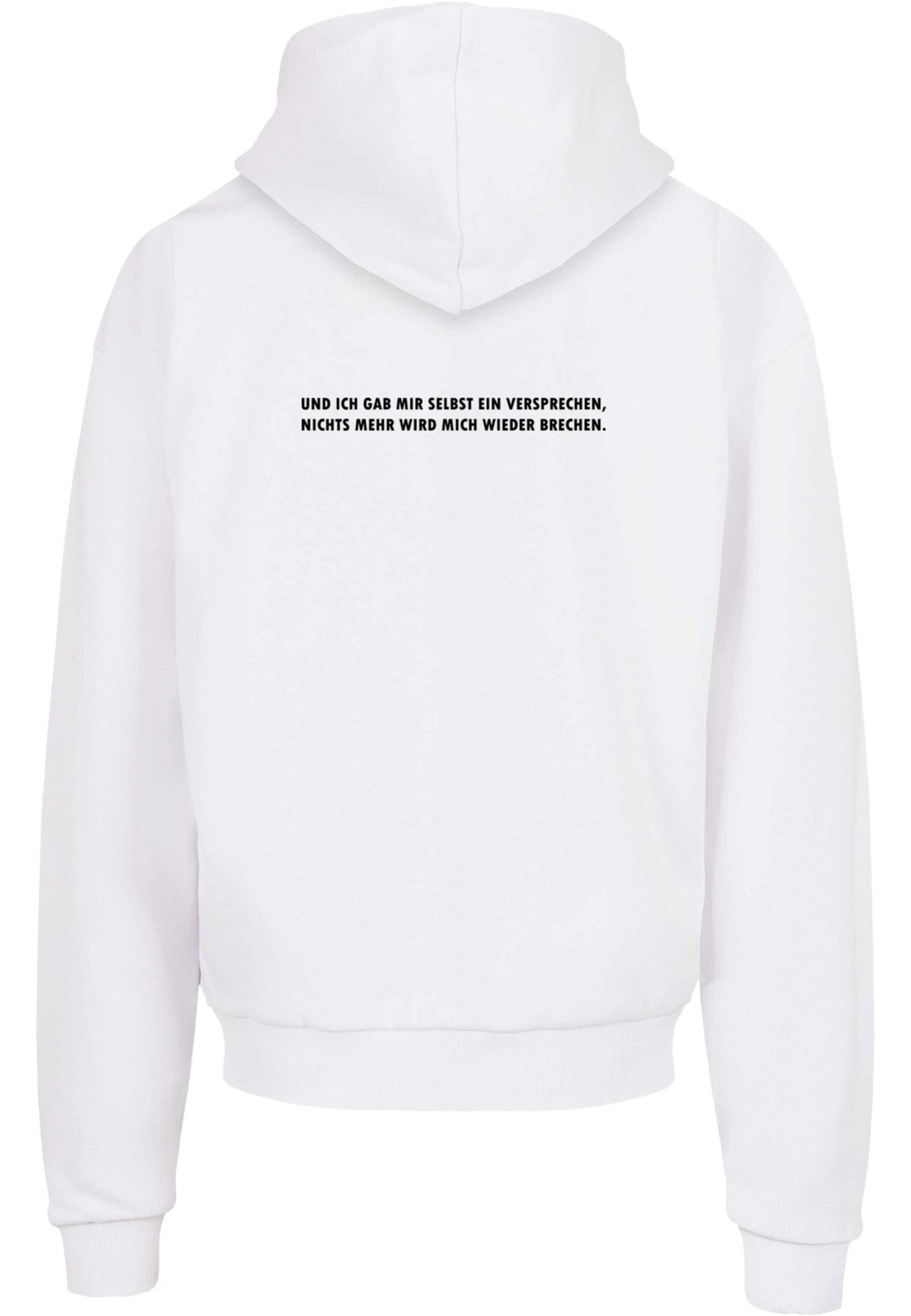 Merchcode Sweatshirt 'Stabil' in Weiß