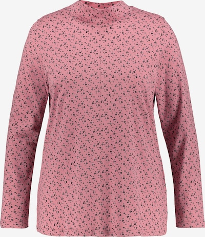 Ulla Popken T-shirt en rose ancienne / noir, Vue avec produit