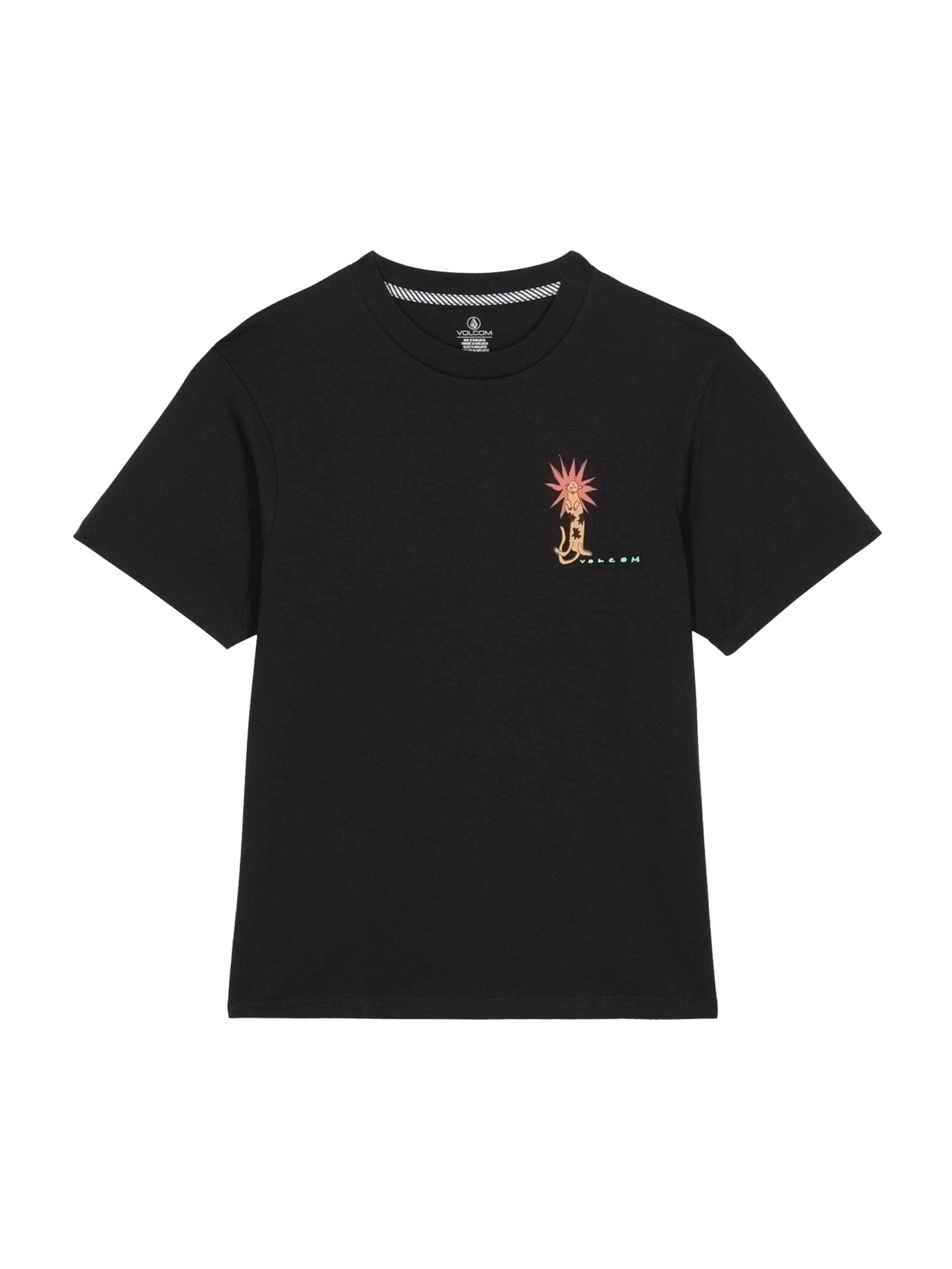 T-shirt 'RADICAL DAZE UP' Volcom en noir : devant