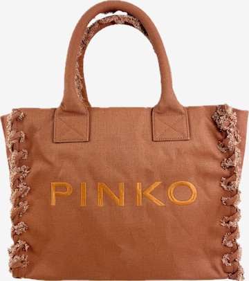 Borsa a spalla '106673 A3A4' di PINKO in marrone: frontale