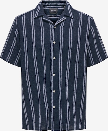 mėlyna Only & Sons Standartinis modelis Marškiniai 'Trev': priekis