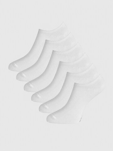 Bamboo basics Sokken 'Jamie' in Wit: voorkant