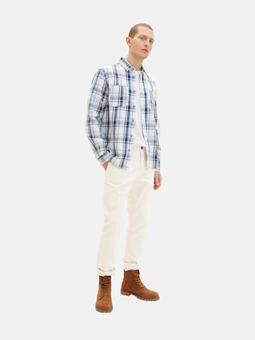 TOM TAILOR - Regular Fit Camisa em branco