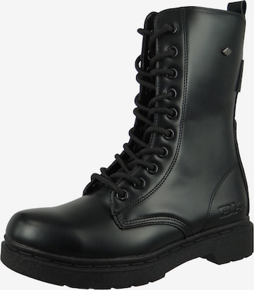 BRITISH KNIGHTS - Botim com fivela 'Blake' em preto: frente