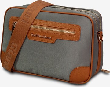 Borsa a tracolla 'Borsa a Tracolla Pelle Vegana Gianmarco Venturi Nera e - Versatile Donna' di GianMarco Venturi in grigio: frontale