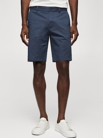 MANGO MAN Regular Chino 'Gracia' in Blauw: voorkant