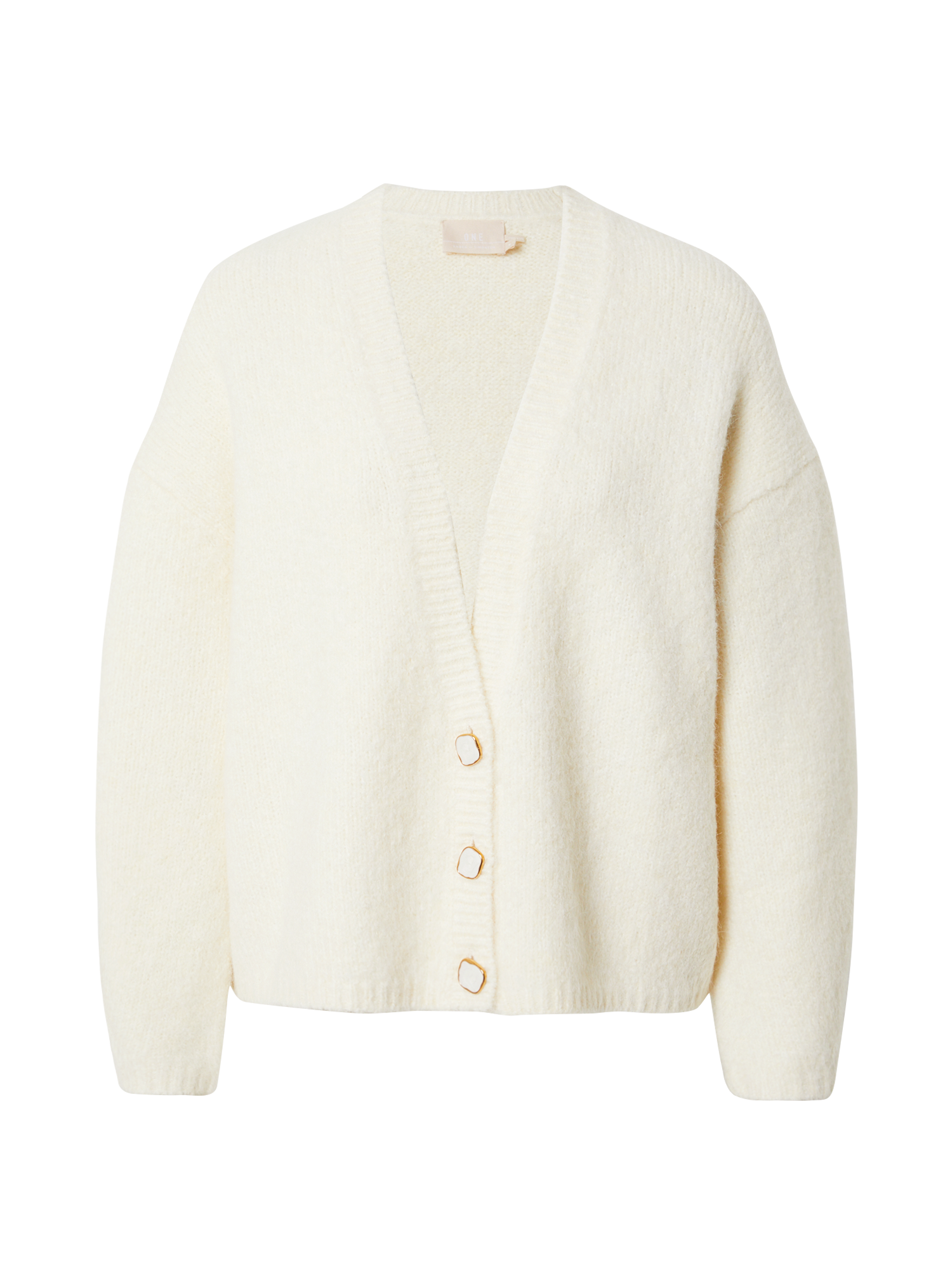 Donna Abbigliamento KAREN BY SIMONSEN Strickjacke in Bianco Lana 