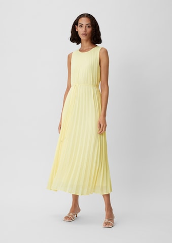Robe COMMA en jaune : devant