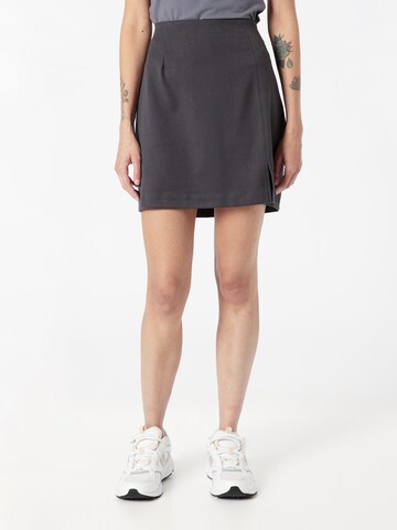 OBJECT - Falda 'Lisa' en gris: frente