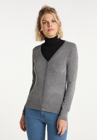 usha BLUE LABEL Strickjacke in Grau: predná strana