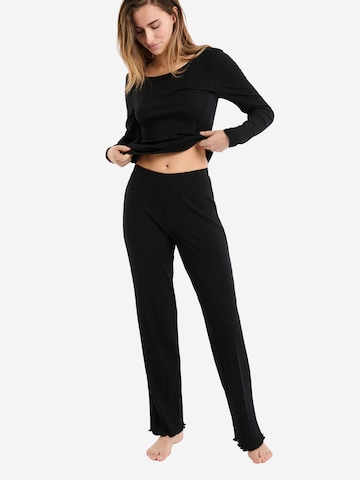 ETAM Pajama Pants 'Coly' in Black
