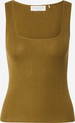 rosemunde Knitted Top in Green: front