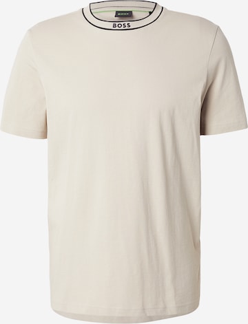 BOSS Тениска в бежово: отпред