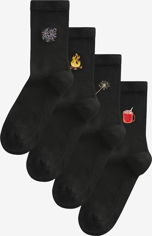 NextČarape - crna boja: prednji dio