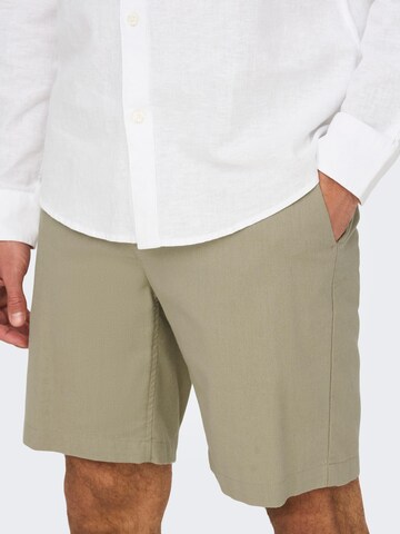 Only & Sons Regularen Chino hlače 'Eli' | siva barva