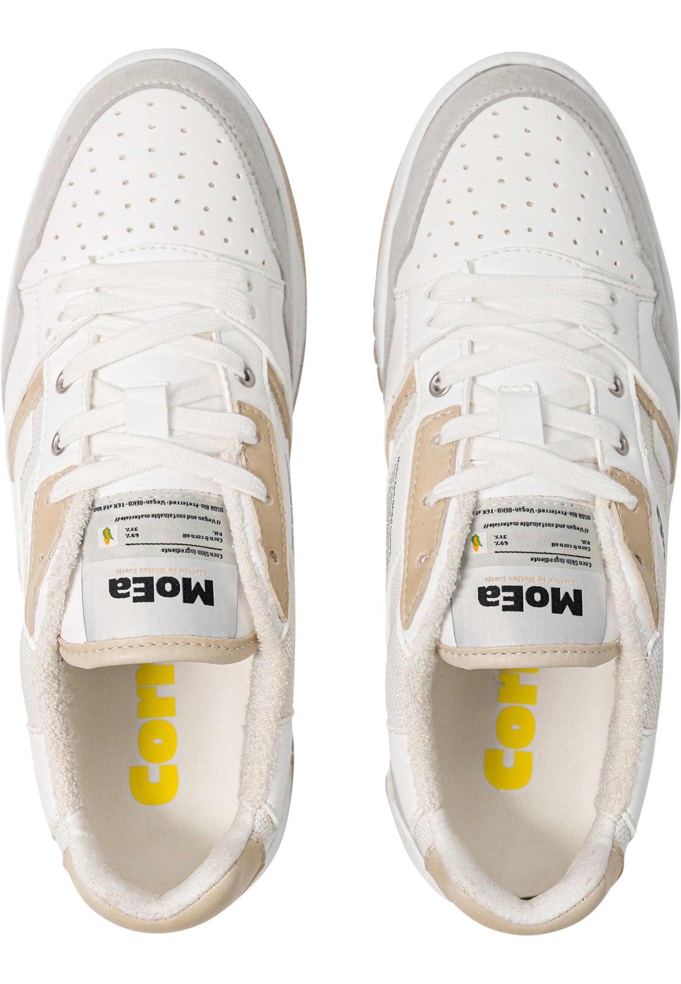 Sneaker bassa 'Gen2 - Corn' di MoEa in bianco