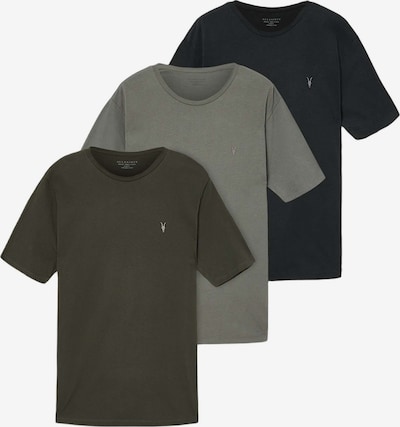 Marškinėliai 'BRACE' iš AllSaints, spalva – rusvai žalia / alyvuogių spalva / juoda, Prekių apžvalga