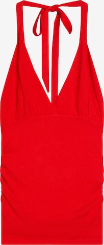 BershkaTop - crvena boja: prednji dio