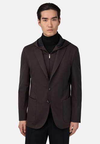 Boggi Milano Sweatshirt 'Madison' in Bruin: voorkant