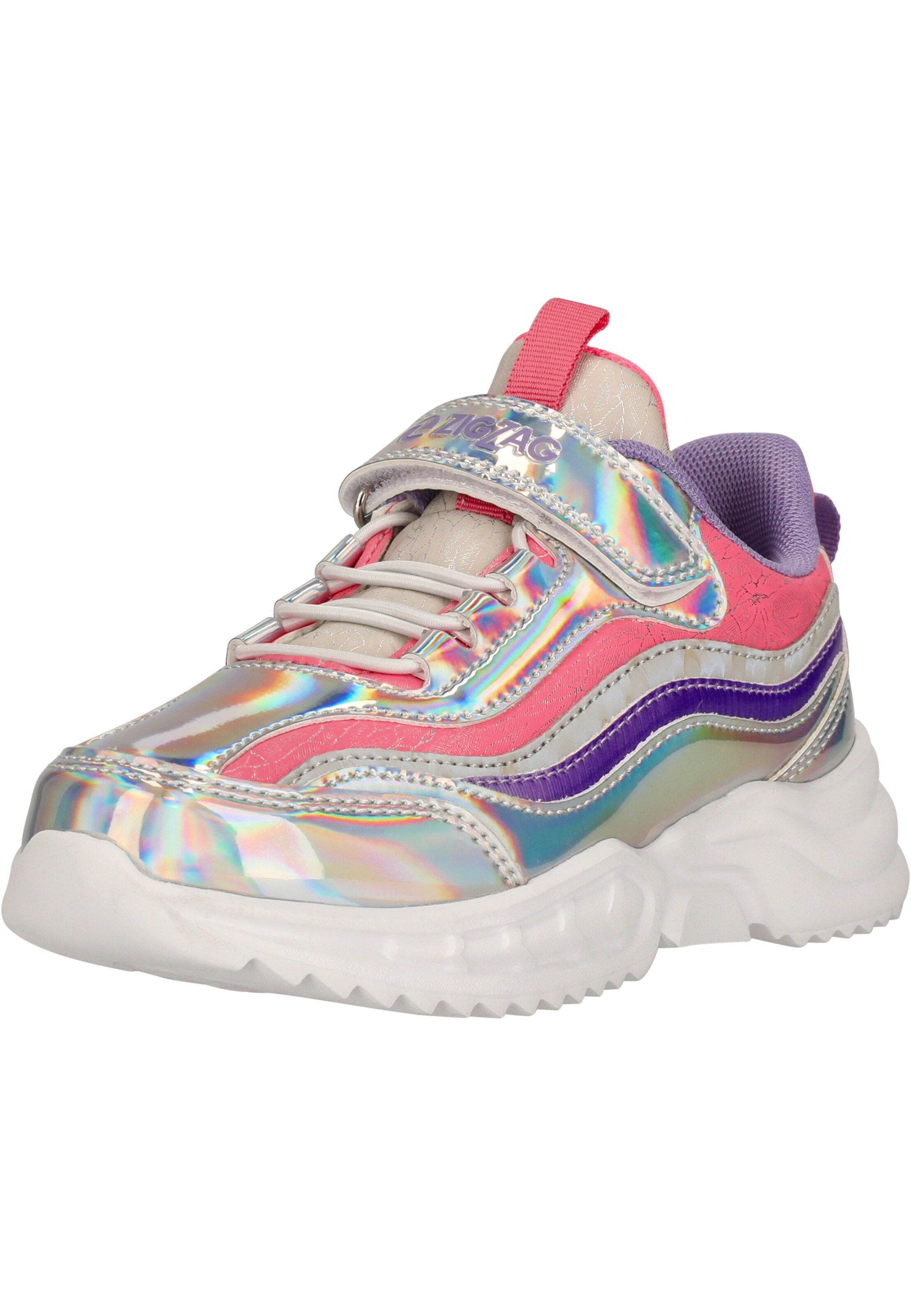 ZigZag Sneaker 'Lassis' in Silber: Vorderseite