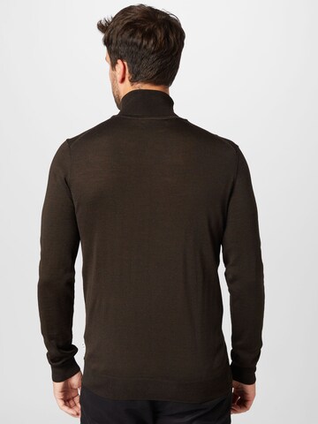 Casual Friday Regular fit Sweater 'Konrad' in Brown