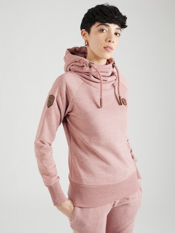 Sweat-shirt naketano en rose : devant