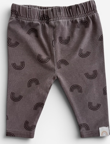 KURTI & FRIEDA Skinny Leggings 'Rainbow Print' in Brown: front