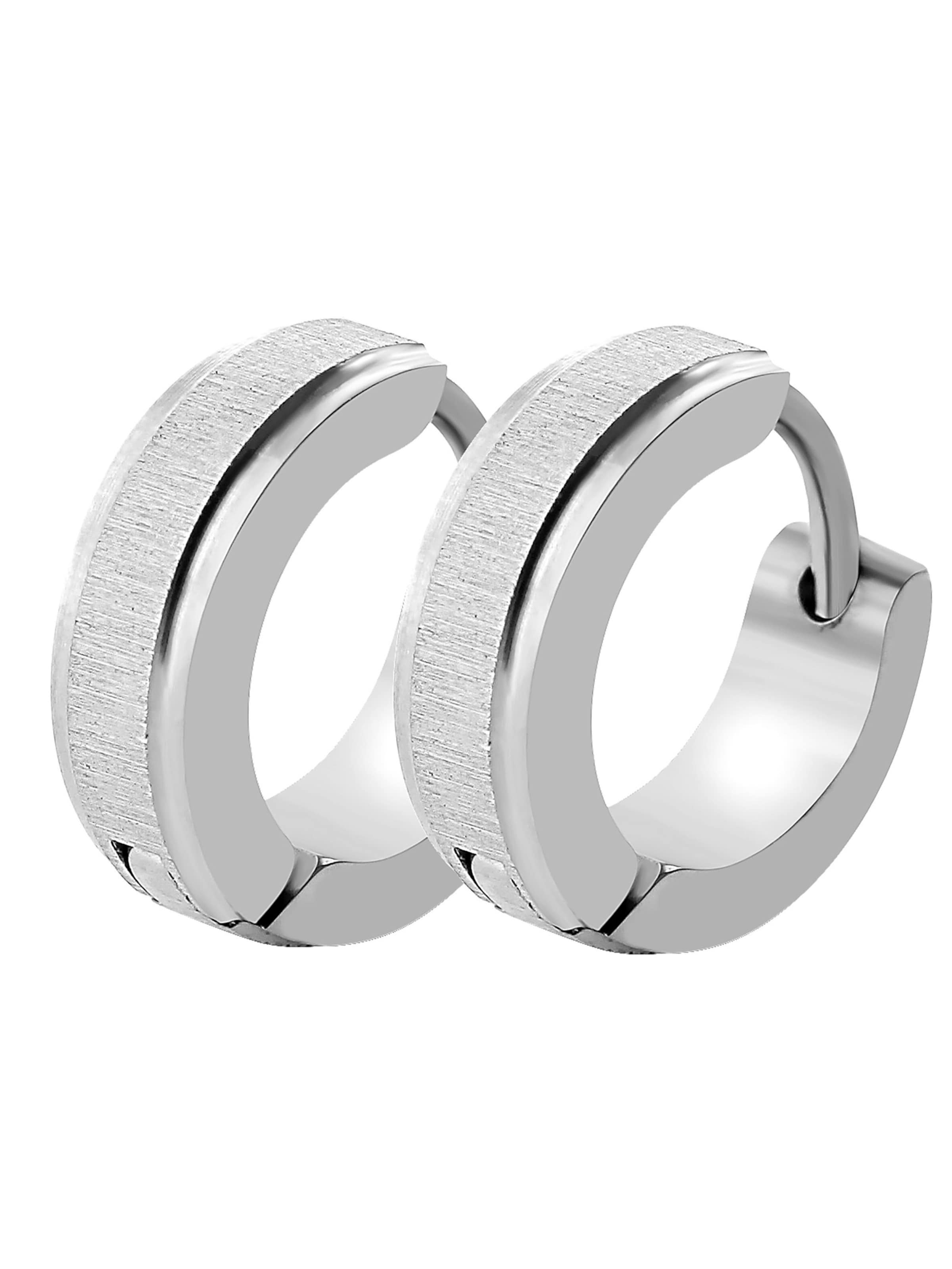 Akzent Earrings 'Alisha, langlebig' in Silver: front