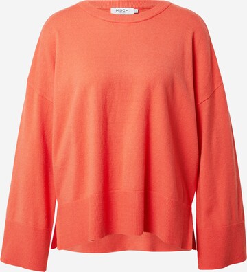 MSCH COPENHAGEN Sweter 'Dalinda' w kolorze pomarańczowy: przód