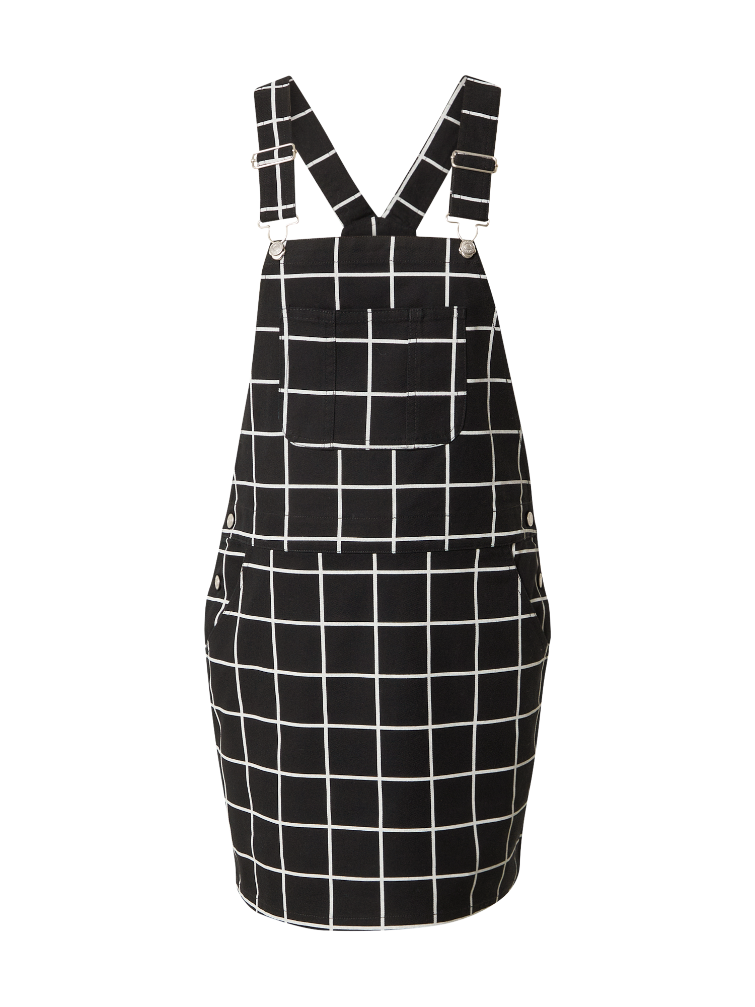 Donna Abbigliamento Obey Gonna con pettorina in Nero Donna Abbigliamento Obey Gonna con pettorina in Nero