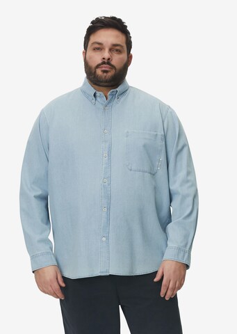 Marc O'Polo Regular fit Button Up Shirt in Blue: front