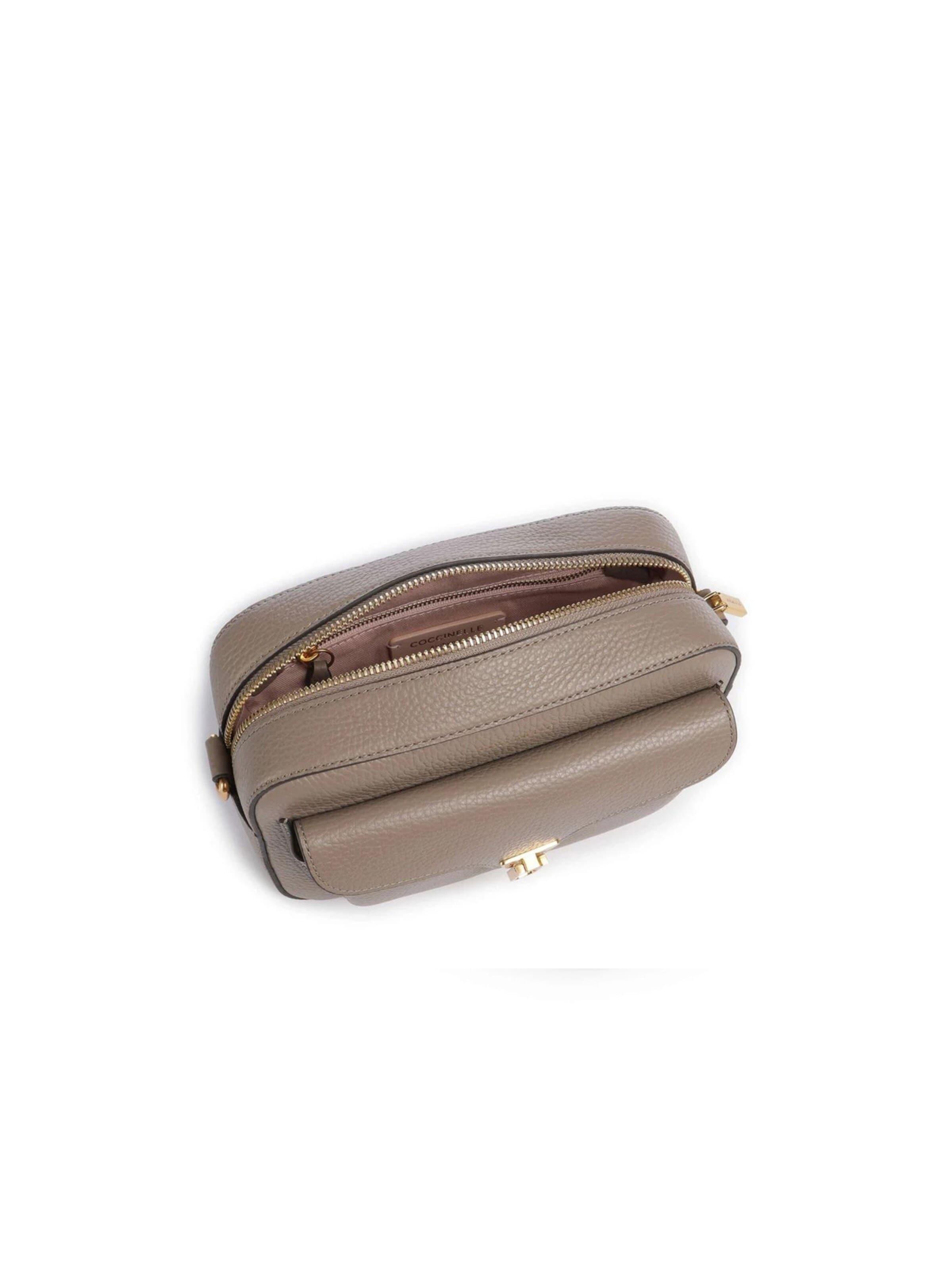 Coccinelle - Bolso de hombro 'Beat Soft Ribbon Crossbody bag' en gris