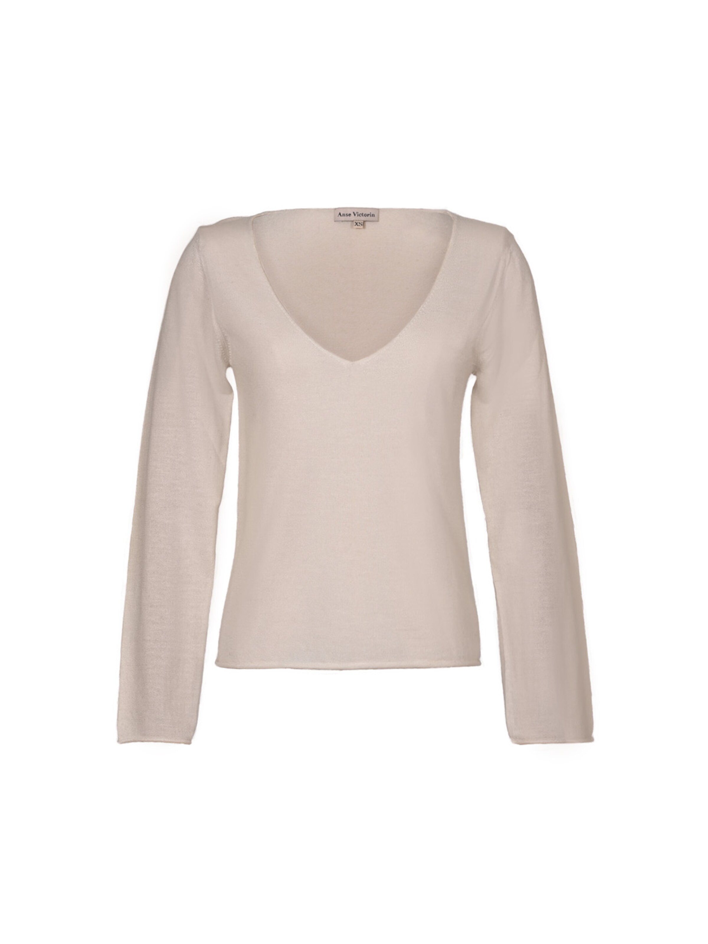 Anse Victorin Tröja 'Odette' i beige: framsida