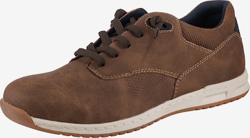 Relife Sneakers 'Habil' in Brown: front