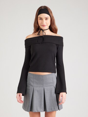Noisy may T-shirt 'NMCITY' i svart: framsida