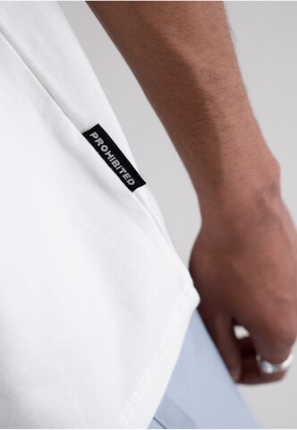 Prohibited Shirt 'Grand Pool' in White