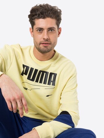 PUMA Sportsweatshirt 'Rebel' in Gelb